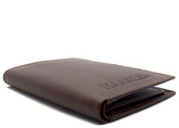 HAARLEM Men KUZE 21250 leather Mini Wallet Brown
